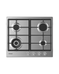 Candy CHG6BF4WPX Piano Cottura a Gas 4 Fuochi Gas Colore Inox