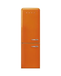 Smeg Frigorifero combinato anni50 FAB32LOR3 finitura arancione da 60 cm cerniera SX