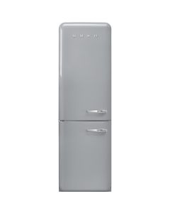 Smeg Frigorifero combinato anni50 FAB32LSV3 finitura silver da 60 cm cerniera SX