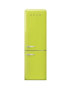 Smeg Frigorifero combinato anni50 FAB32RLI3 finitura verde lime da 60 cm cerniera DX