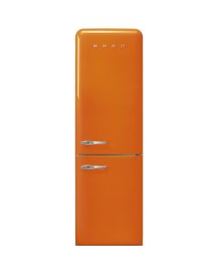 Smeg Frigorifero combinato anni50 FAB32ROR3 finitura arancione da 60 cm cerniera dx
