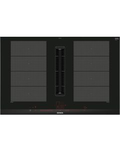 Siemens iQ700 EX875LX67E piano cottura Nero, Acciaio inossidabile Da incasso 80 cm A induzione 4 Fornello