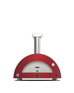 Alfaforni FXMD-3P-LROA - Forno Moderno - Legna - 3 Pizze - 500°C - Rosso