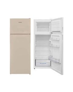 Daewoo FTL213FJT0 - Frigorifero Doppia Porta - Classe F - Capacità 213 Litri - Statico - Colore Beige