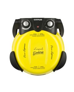 G3 Ferrari G1000605-Forno pizza elettrico DELIZIA YELLOW piatto in pietra refrattaria 400° 1200 Watt Giallo