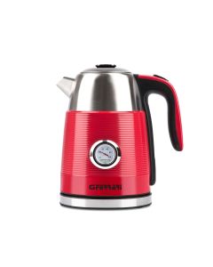 G3 Ferrari G10149-Bollitore DUCA 1.7L 1850-2200 Watt Acciaio/Rosso