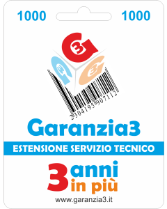 Garanzia 3 fino a 1000