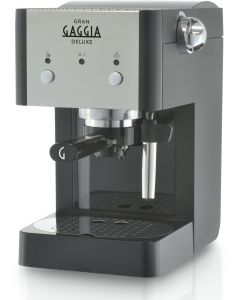 Gaggia Macchina Caffe Gran Gaggia De Luxe Nera Ri8425/11, 1025W, Pressione 15 Bar
