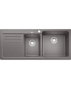 lavello due vasche con gocciolatoio a sinistra 1525781 Blanco