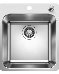 Lavello monovasca in acciaio inox 1523357 Blanco