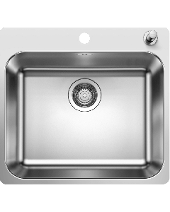 Lavello monovasca in acciaio inox 1523362 Blanco