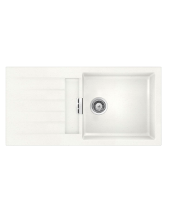 Schock Primus D100L PRID100LAP07 - Lavello una vasca con gocciolatoio Bianco Alpina