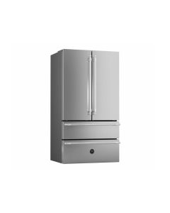 BERTAZZONI REF90X + HERHK36REF - Frigorifero french door, Acciaio indossidabile antimpronte, Serie Heritage, Libera Installazione, A+