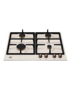 Bertazzoni P604HERAX Piano cottura a gas serie Heritage da 60 cm, 4 fuochi - AVORIO