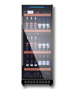 Vinum Design VD100D-FGS Cantina 90 bottiglie, 2 Temp. Libera Installazione