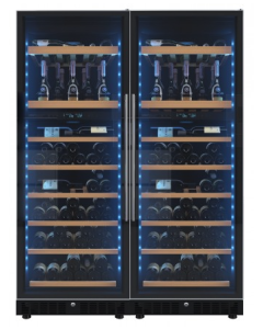 Vinum Design VD200Q-FGM Cantina 200 bottiglie, 4 Temp. Libera Installazione