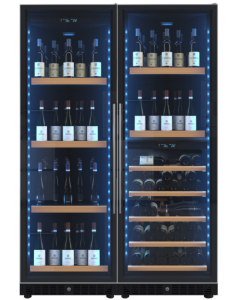Vinum Design VD350T-FGM Cantina 350 bottiglie, 3 Temp. Libera Installazione