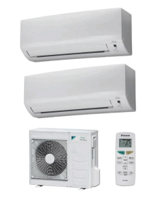 Condizionatore - Kit Dual - Classic - 9000 + 9000 btu/h - R32 - Classe A++/A+ - DAIKIN - ATXF25A/18DUAL
