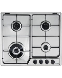 Delonghi YAF46ASDV Piano Cottura a Gas 4 Zone 1 Tripla corona Comandi Frontali 60cm Inox