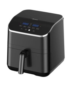 Midea MFCN55D2 Friggitrice Ad Aria 1700W 4.7Lt 8Prog. Timer Grey