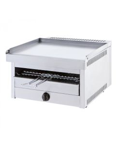 Il Bracere - SHARK0002 SHARK 50 INOX - barbecue a doppia cottura - piastra in acciaio inox
Specificare se predisposizione per gas metano o gpl