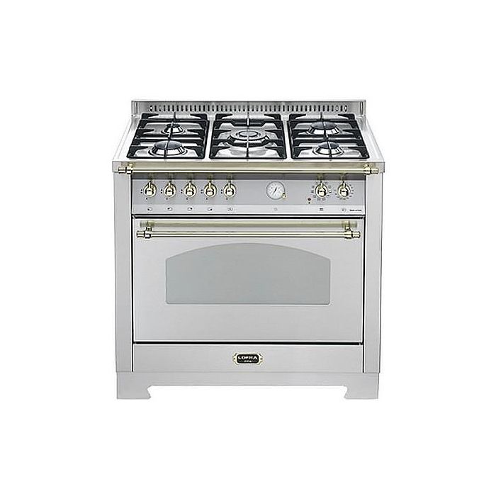 Lofra PLG96GVT/C total inox cucina con forno a gas ventilato