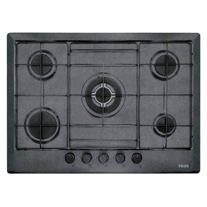 Kit Griglie Compatibili 4 Fuochi Kit 3 Griglie Compatibili Franke - Nero Smaltato, Per Piano Cottura Gas 4 Fuochi, Con Gommini Antigraffio Ricambio