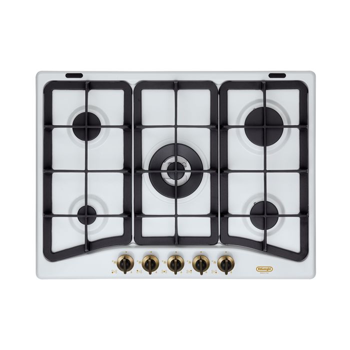 Delonghi BF57PRO Piano cottura a gas cm. 70 bianco