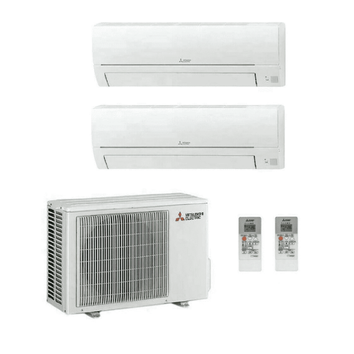 Condizionatore - Kit Dual - DW Smart - 9000 + 9000 btu/h - R32