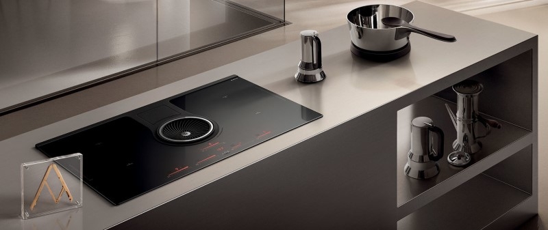 elicaOne Piano cottura con cappa integrata